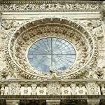 Dettaglio del rosone della Basilica di Santa Croce